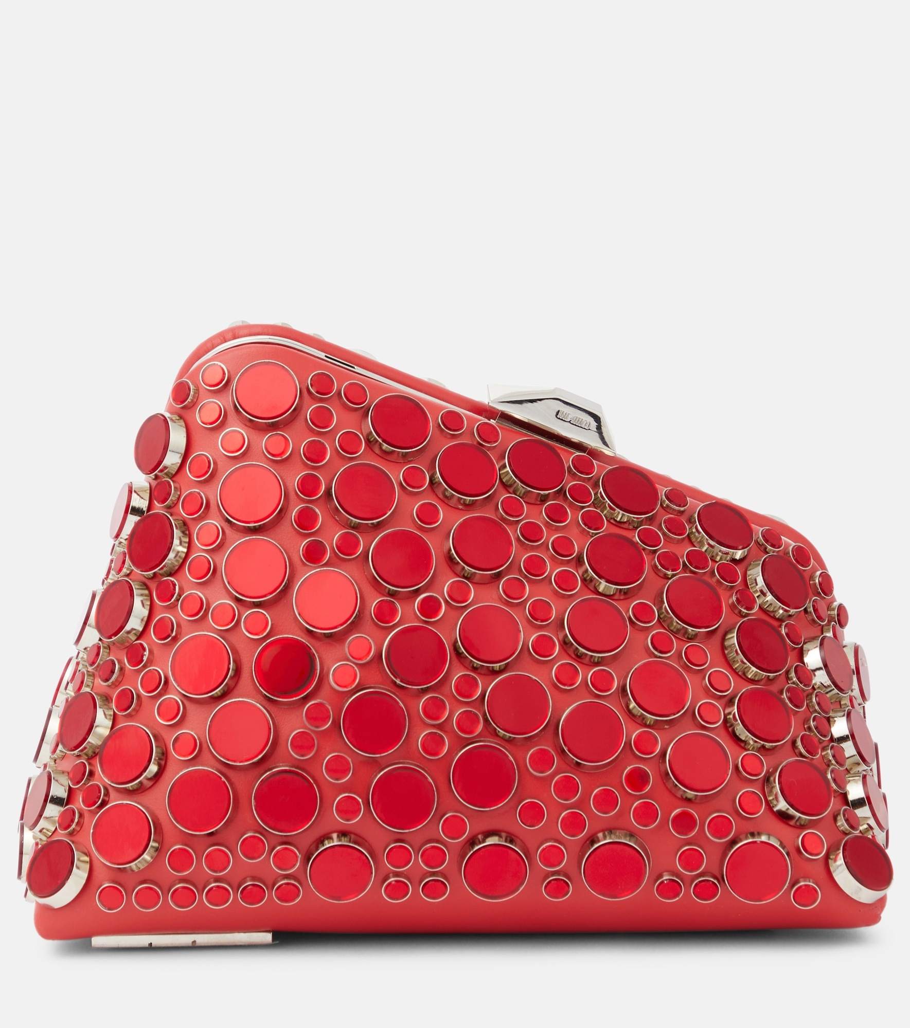 Midnight Mini embellished leather clutch - 1