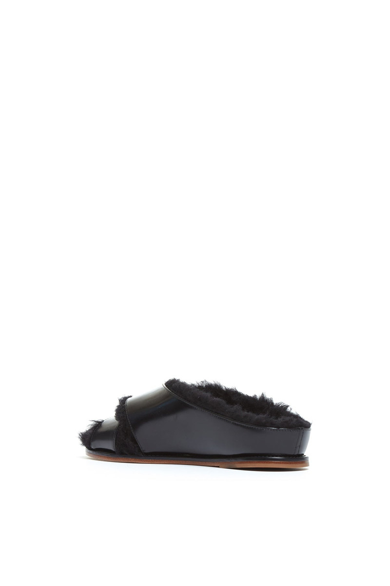 GABRIELA HEARST Ellington Slide with Wool Fur outlook