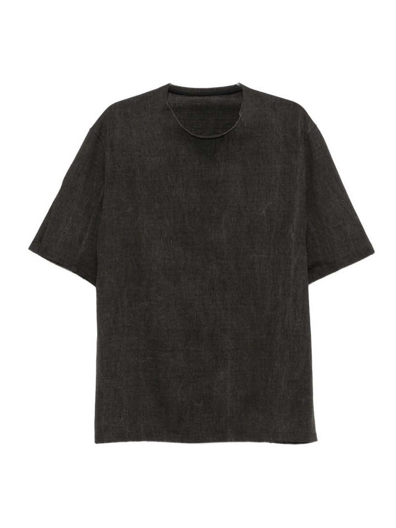 panelled cotton T-shirt 1