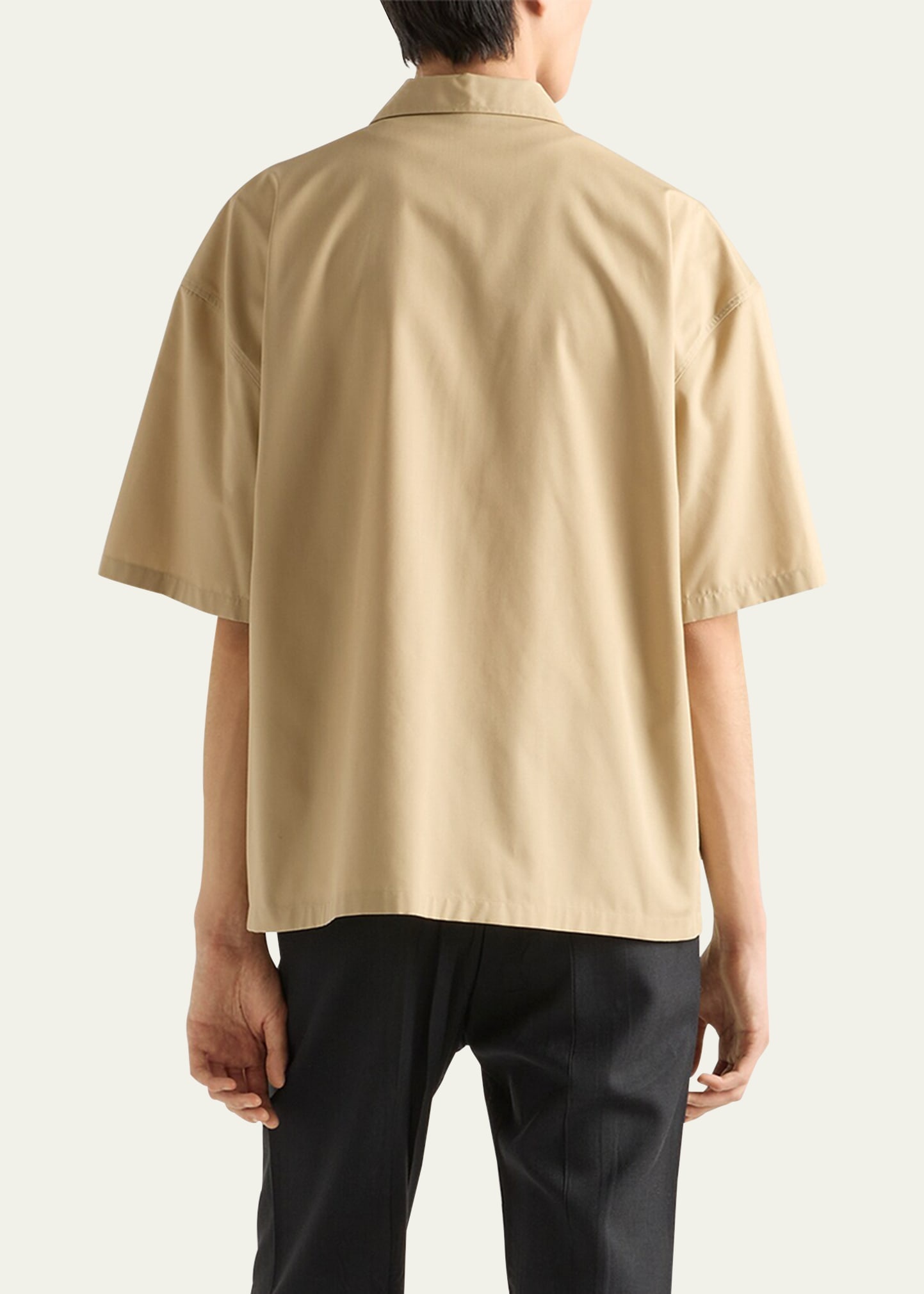Men's Technical Cotton Zip-Up Shirt - 3