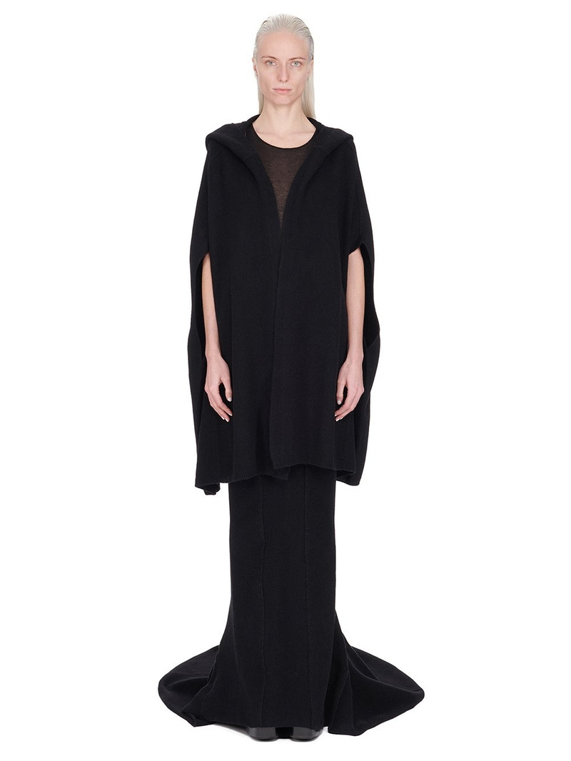 hooded knitted cardi-coat 1