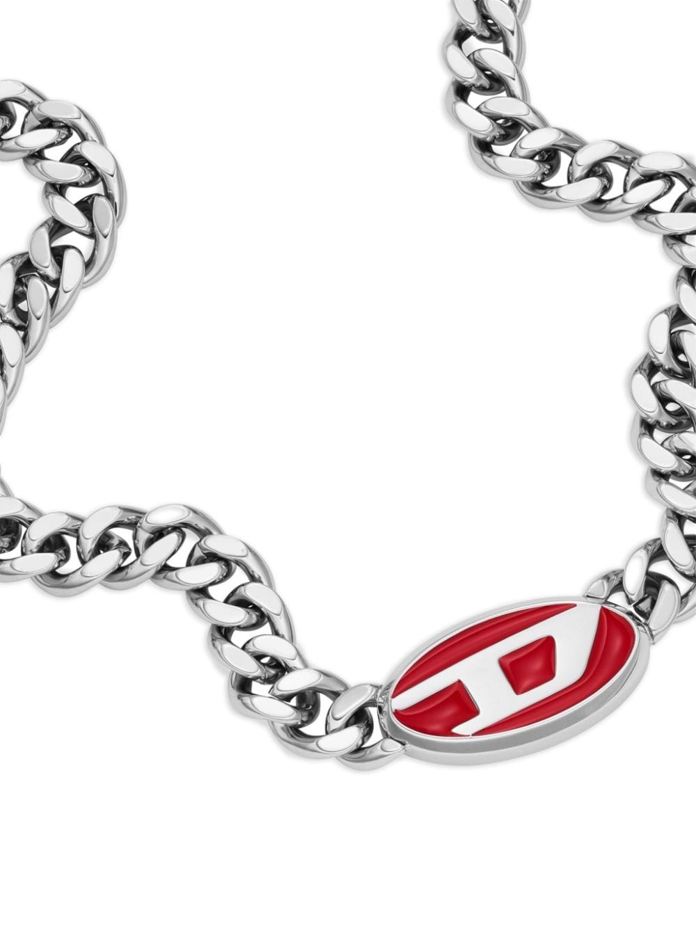 DX1446 logo-plaque necklace - 2