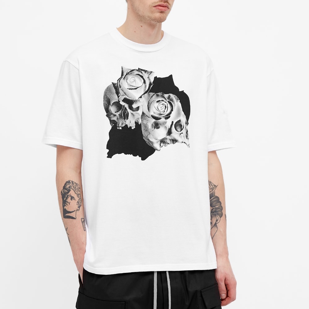 Undercover Roses Skull Tee - 3