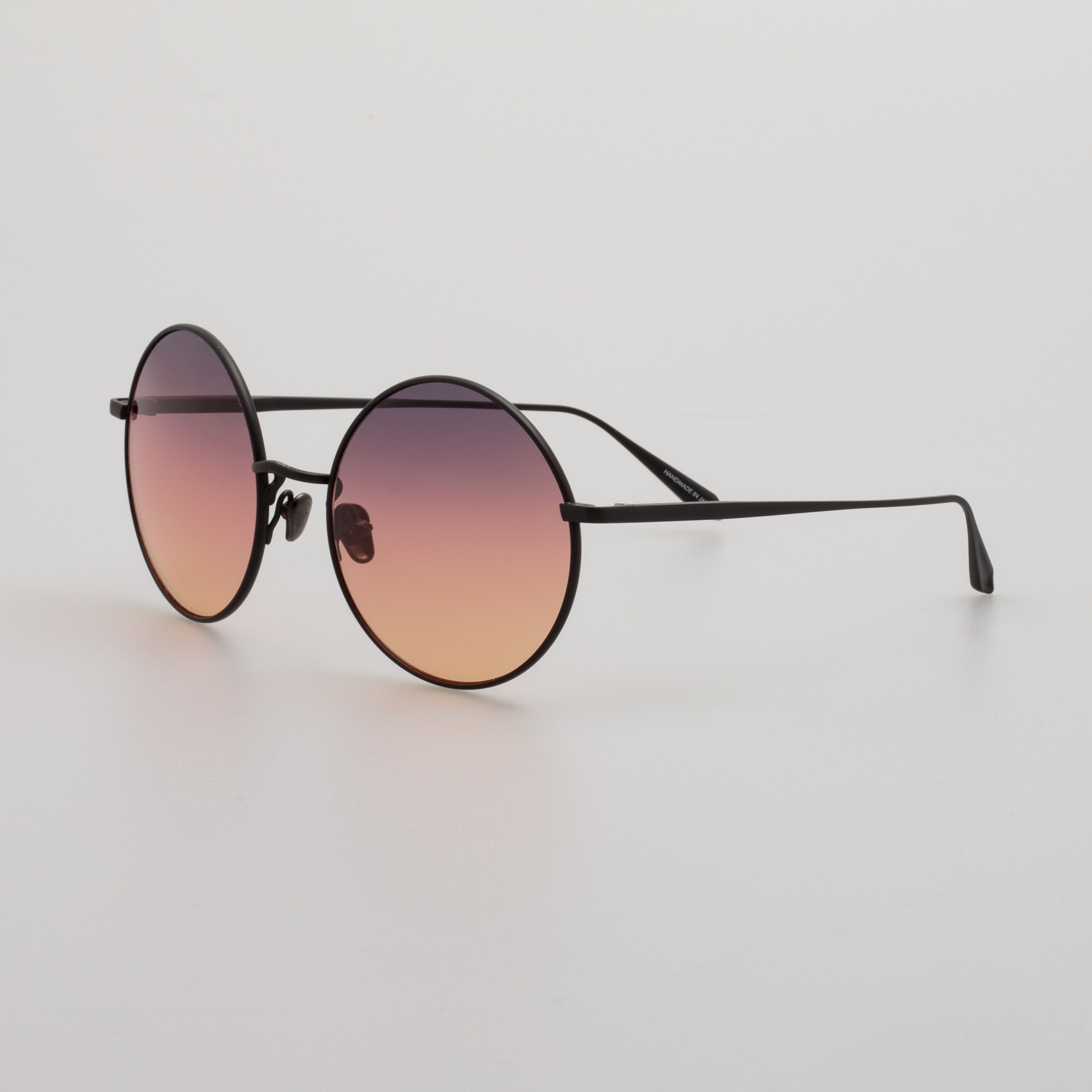 Bea Round Sunglasses in Matt Nickel - 3
