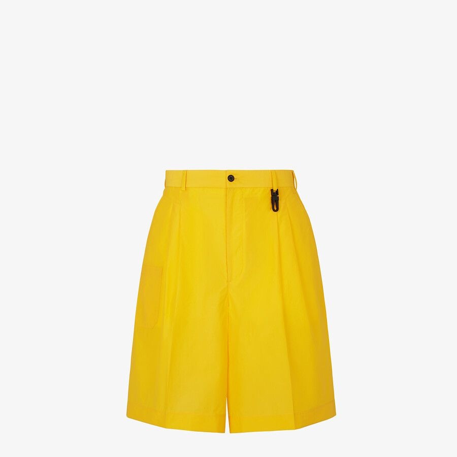 Yellow cotton pants - 1