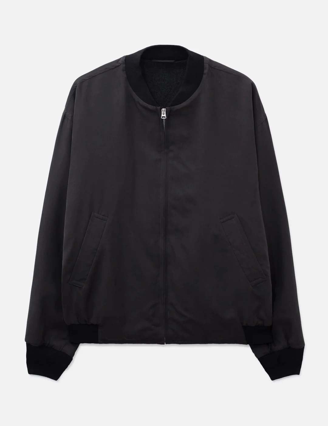 SILK BOMBER JACKET - 1