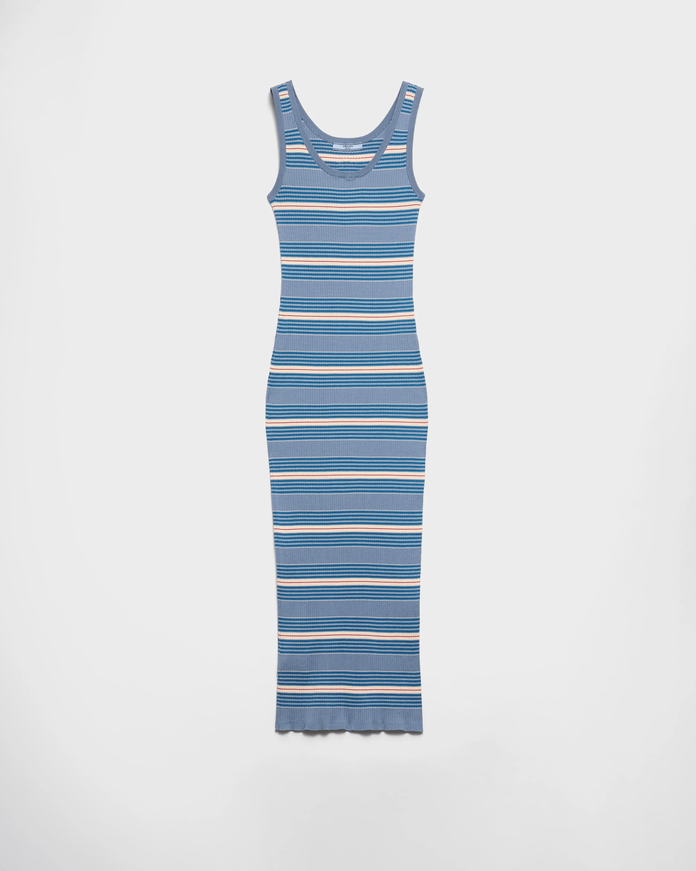 Striped cotton dress - 1