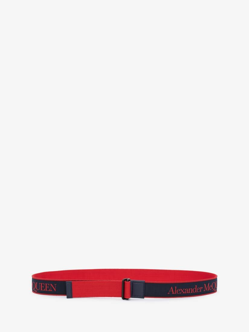 Selvedge Camera Belt in Lust Red - 1