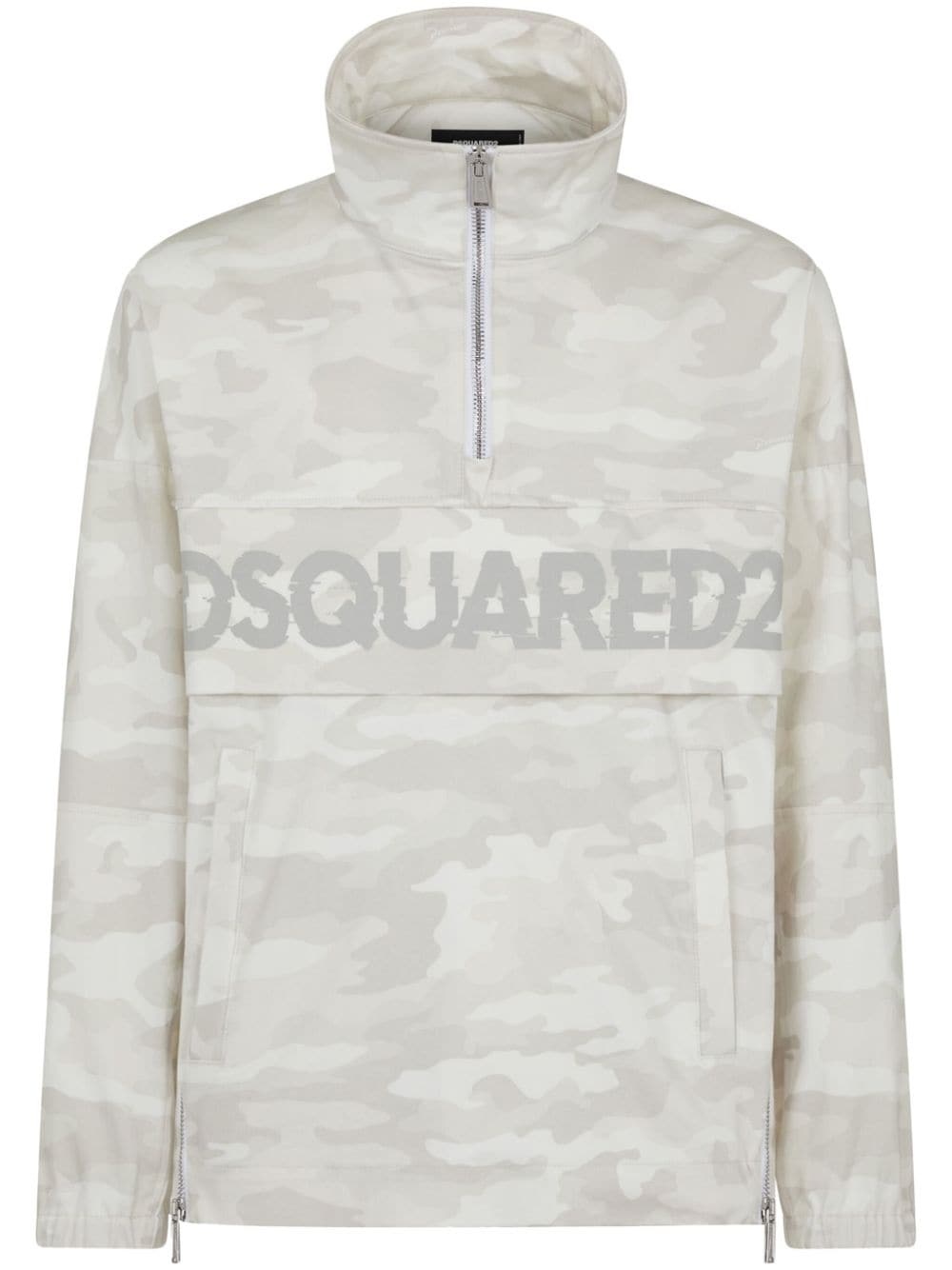 camouflage-print sports jacket - 1