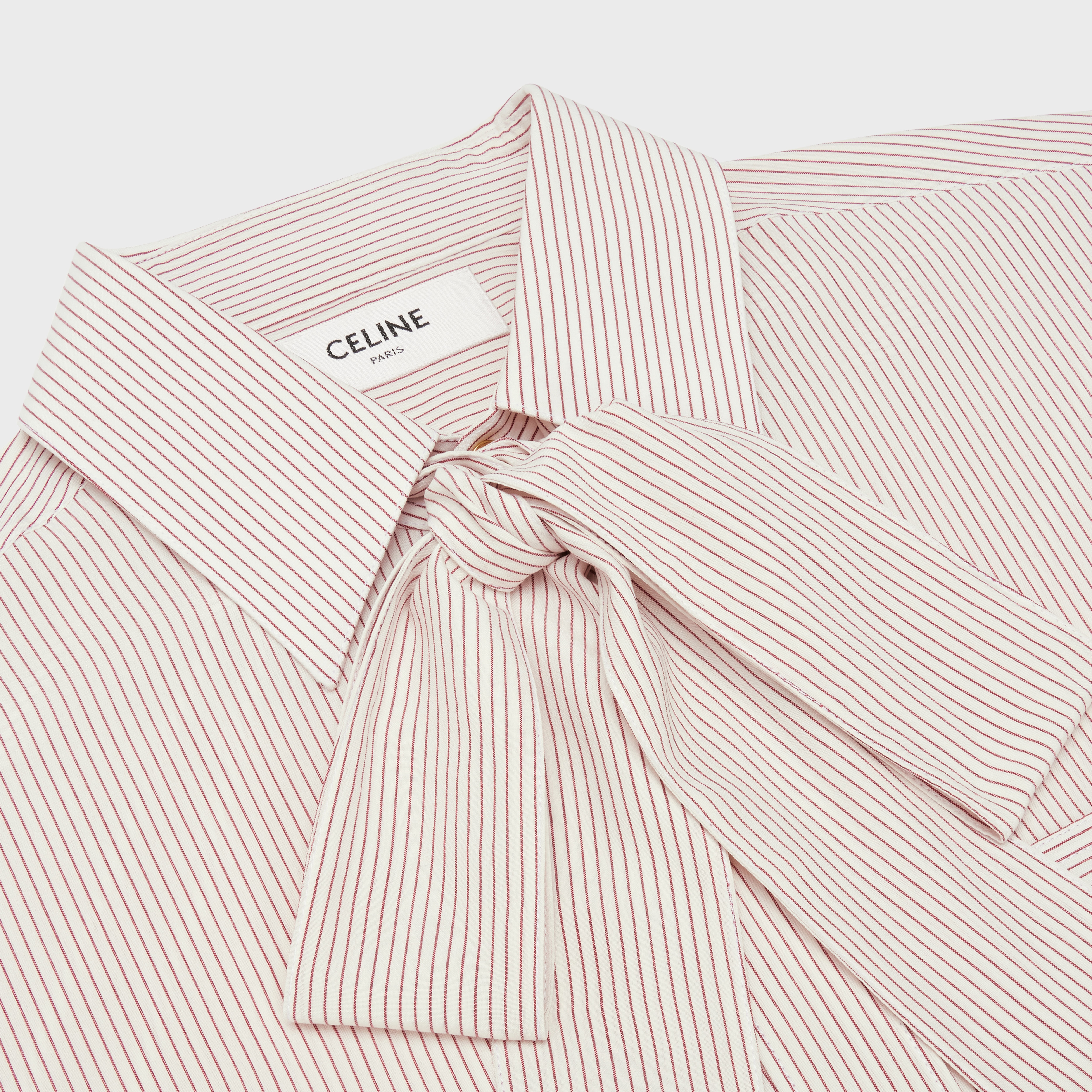 LOOSE SHIRT IN STRIPED SILK - 3