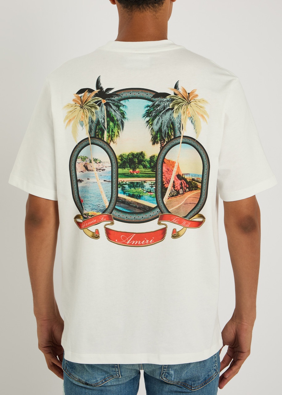 Amiri Paradise Printed Cotton T-shirt - 3