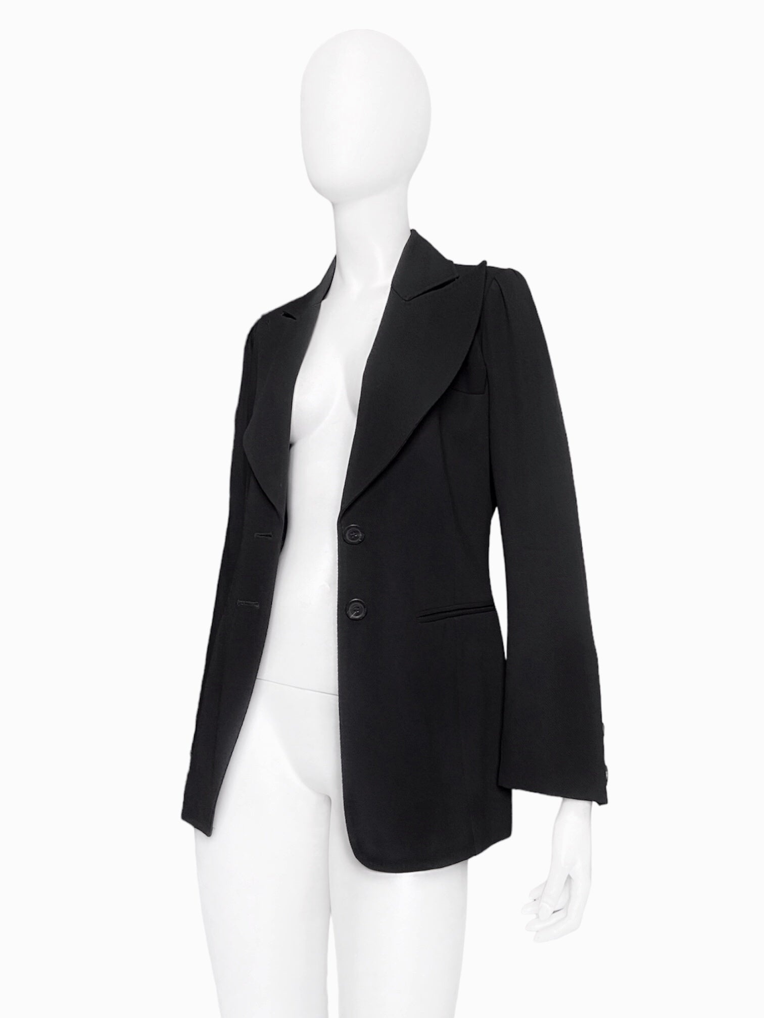Ann Demeulemeester Fall 1995 Oversized Lapel Wool Blazer 38 - 3