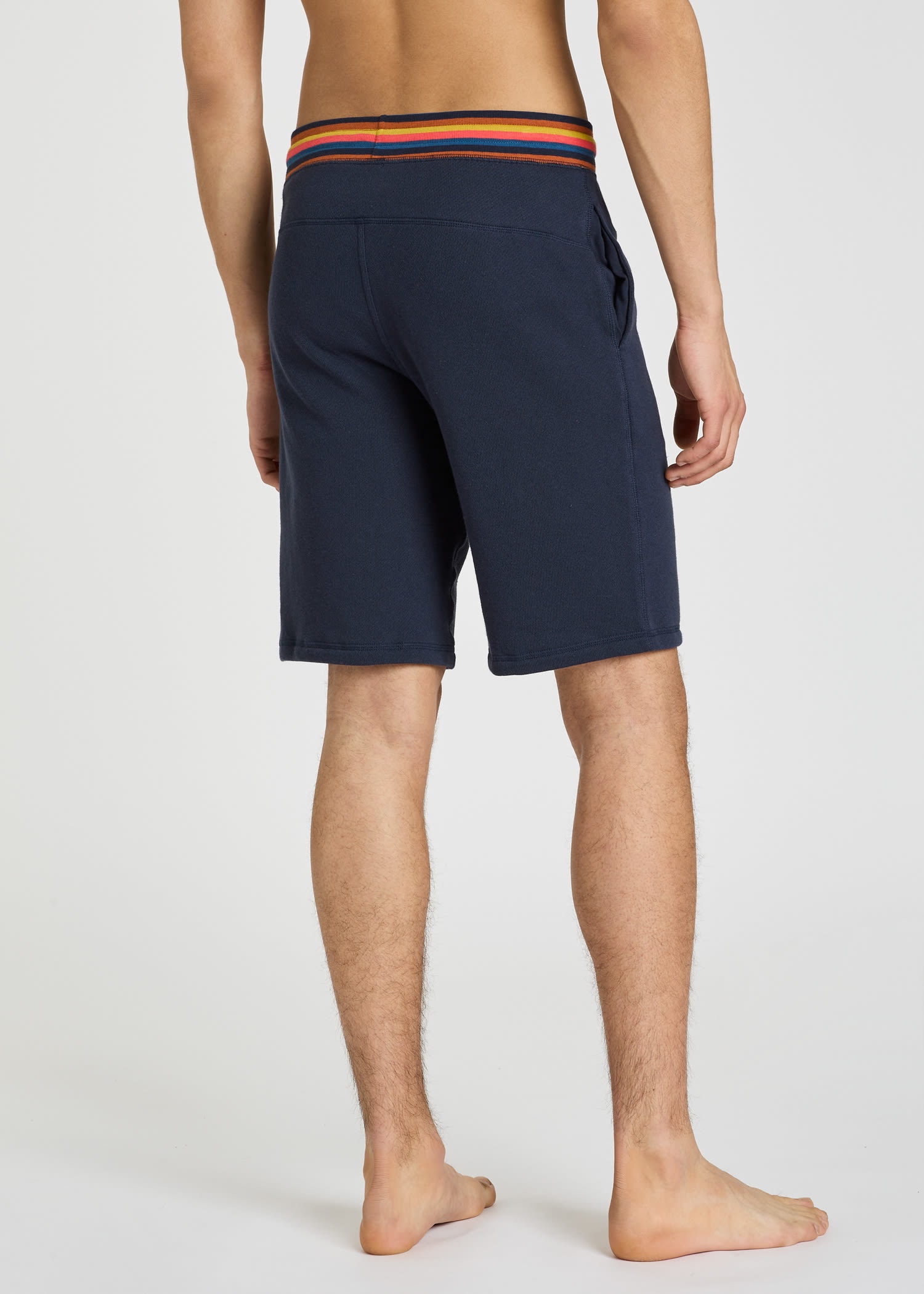 Jersey Lounge Shorts With 'Artist Stripe' Waistband - 6