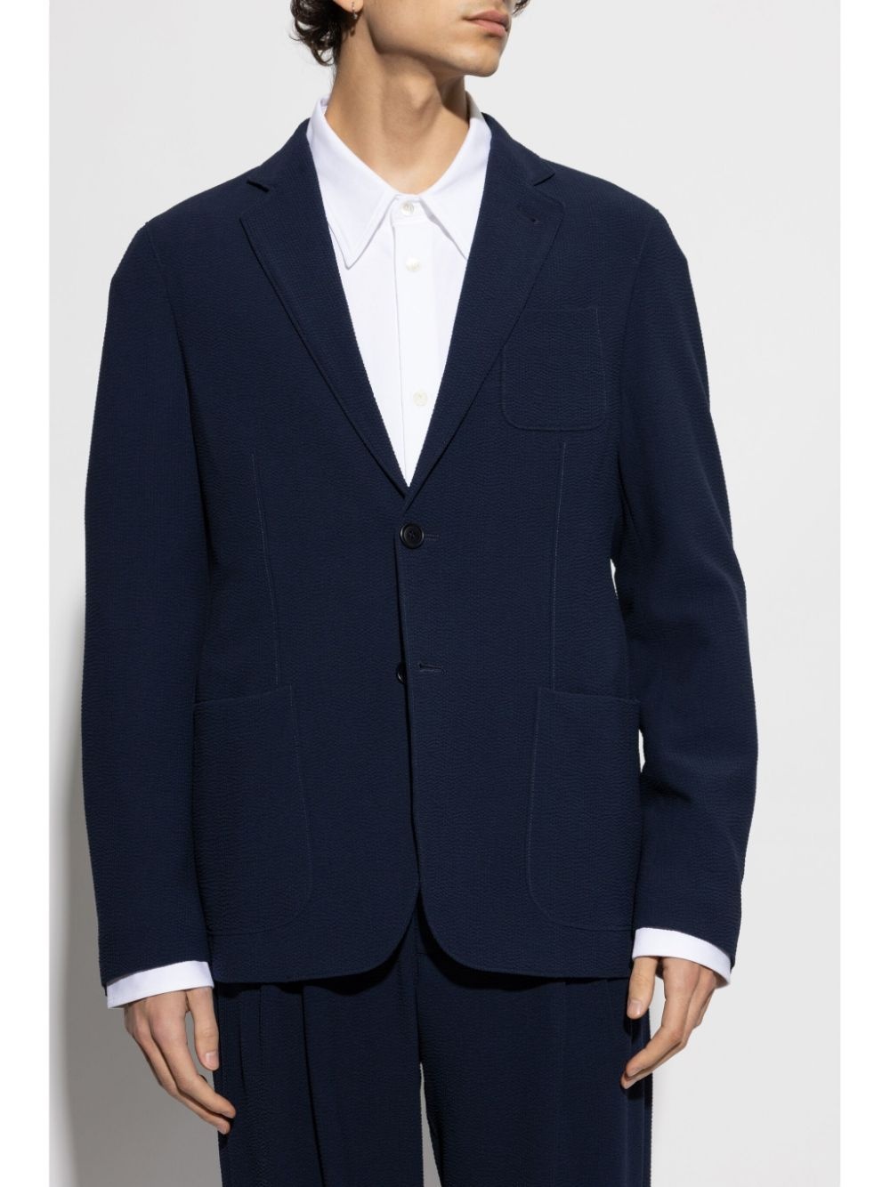 knitted blazer - 3
