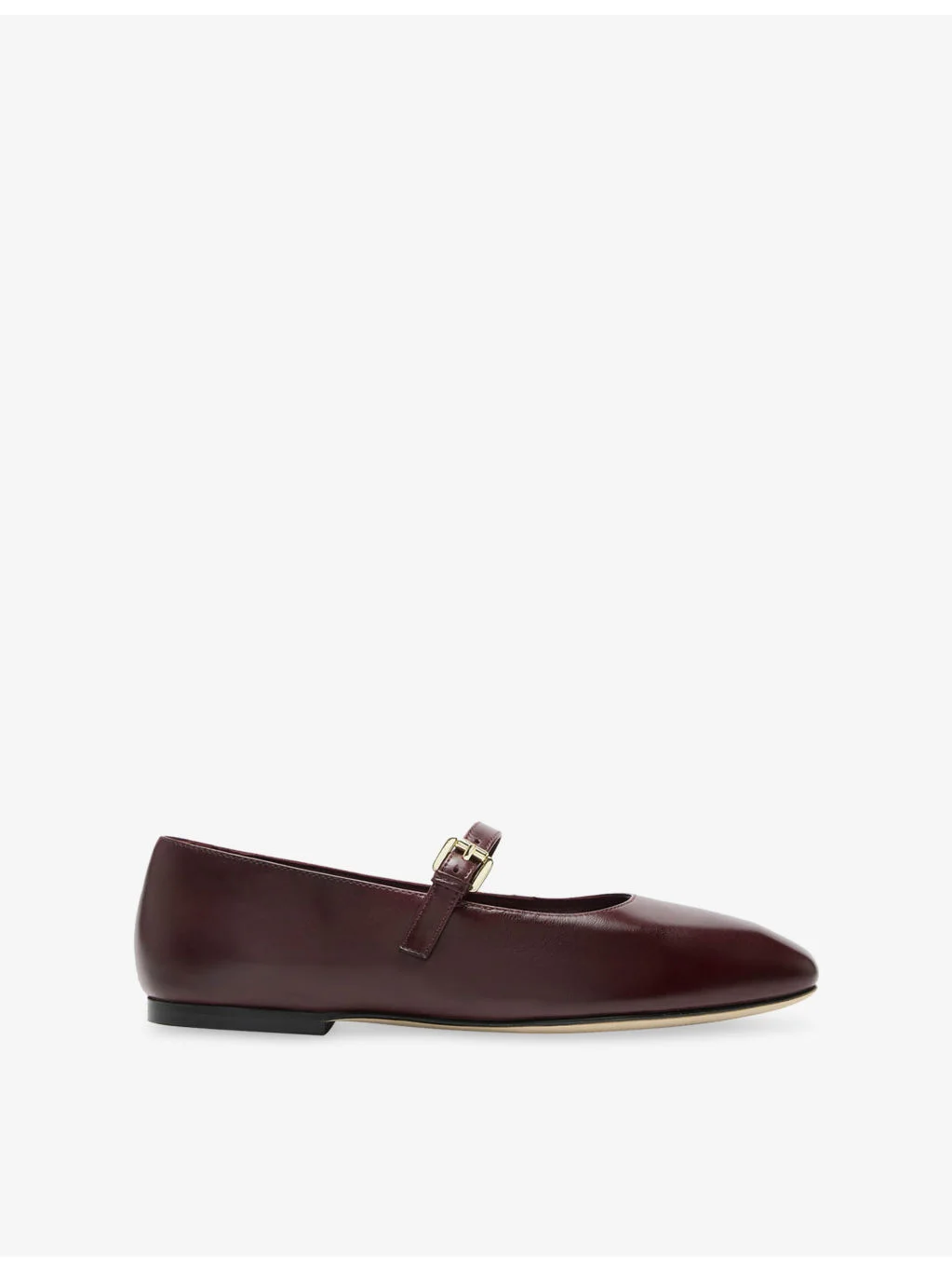 Mary-Jane Leather Ballet Flats - 1