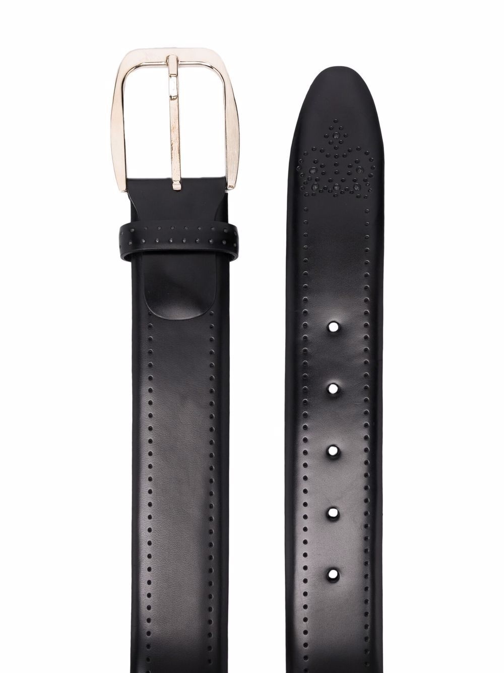 perforated leather belt - 2