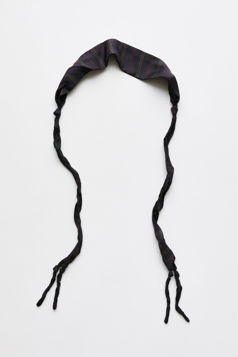 Twisted Tie Dim Blue Stripe 1