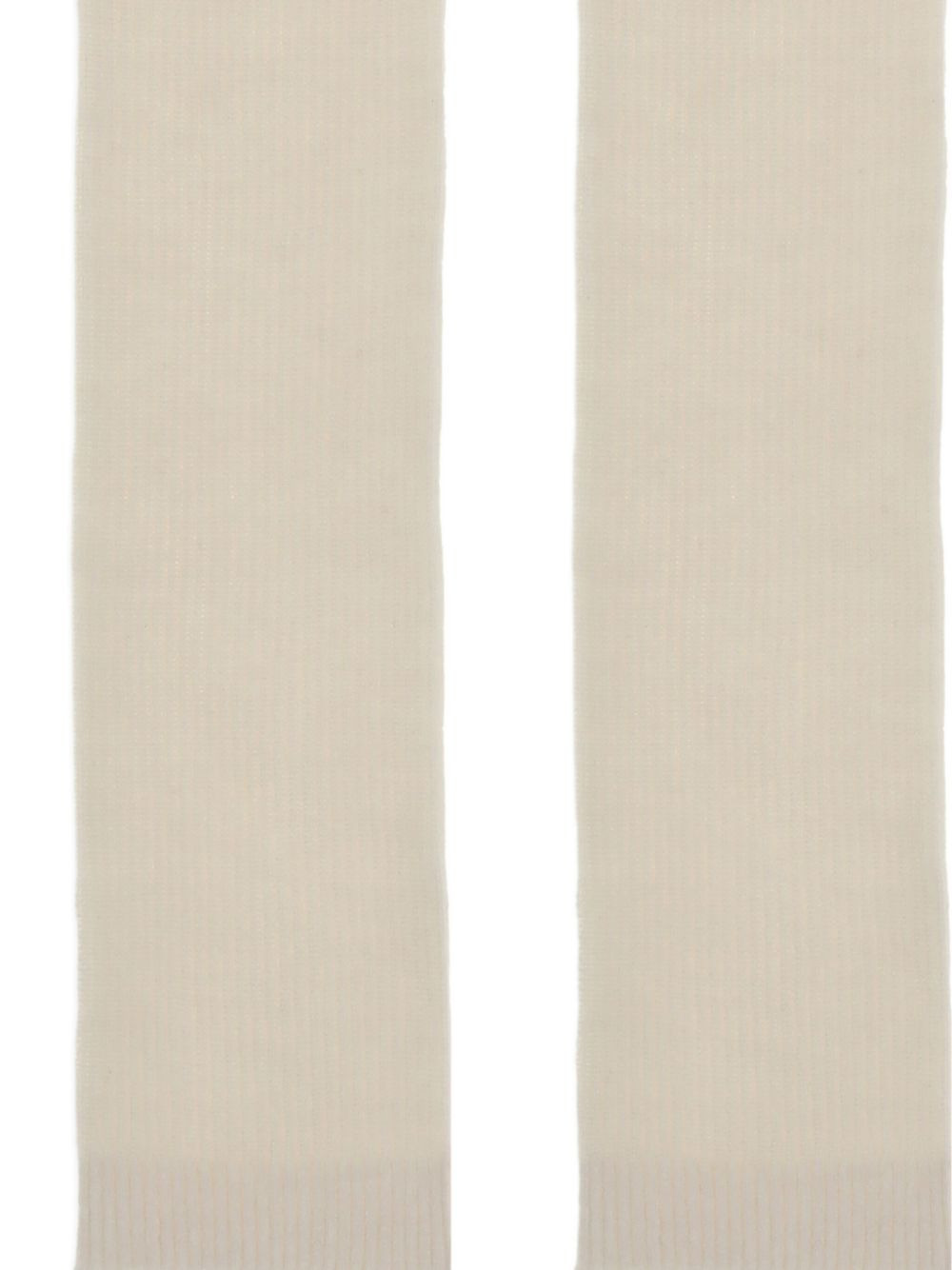 ribbed silk gloves - 4