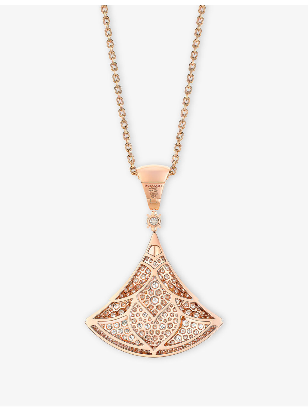 Divas' Dream 18ct Rose-Gold And Diamond Necklace - 6