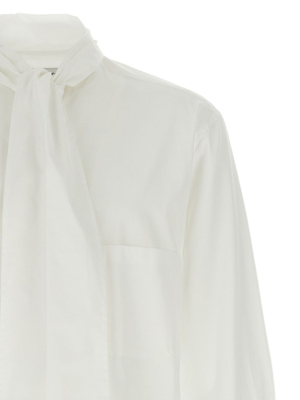 lavallière collar shirt - 3