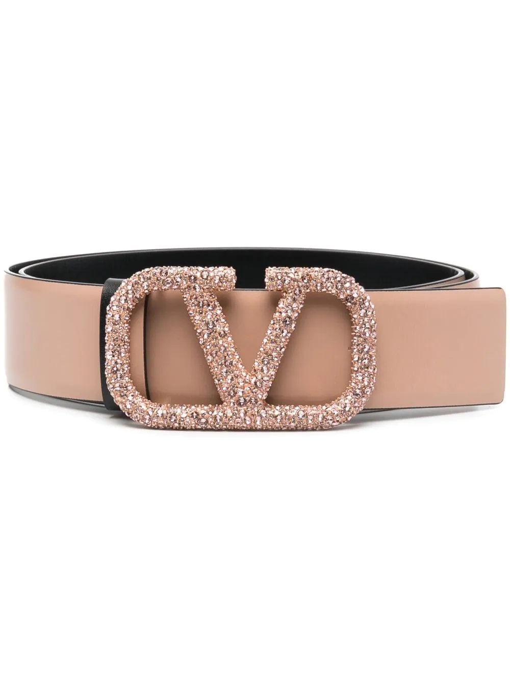 monogram-buckle belt - 1