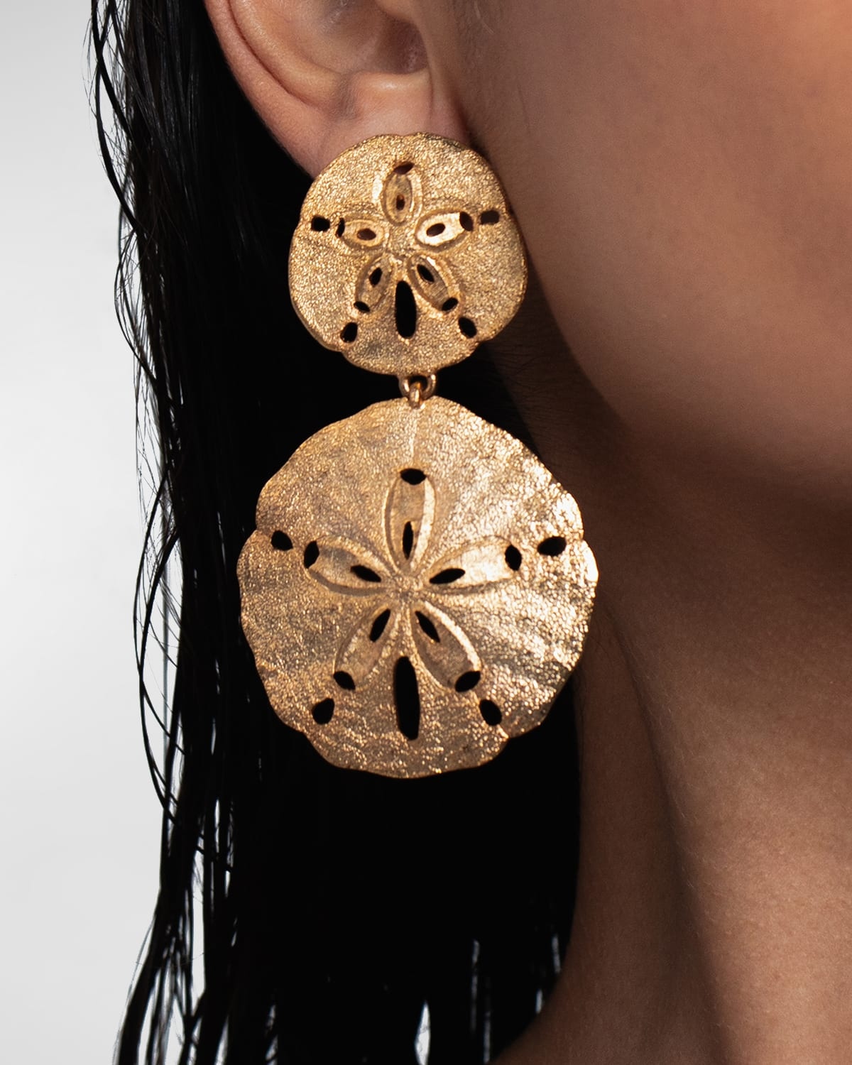 Tarni Sand Dollar Earrings - 2