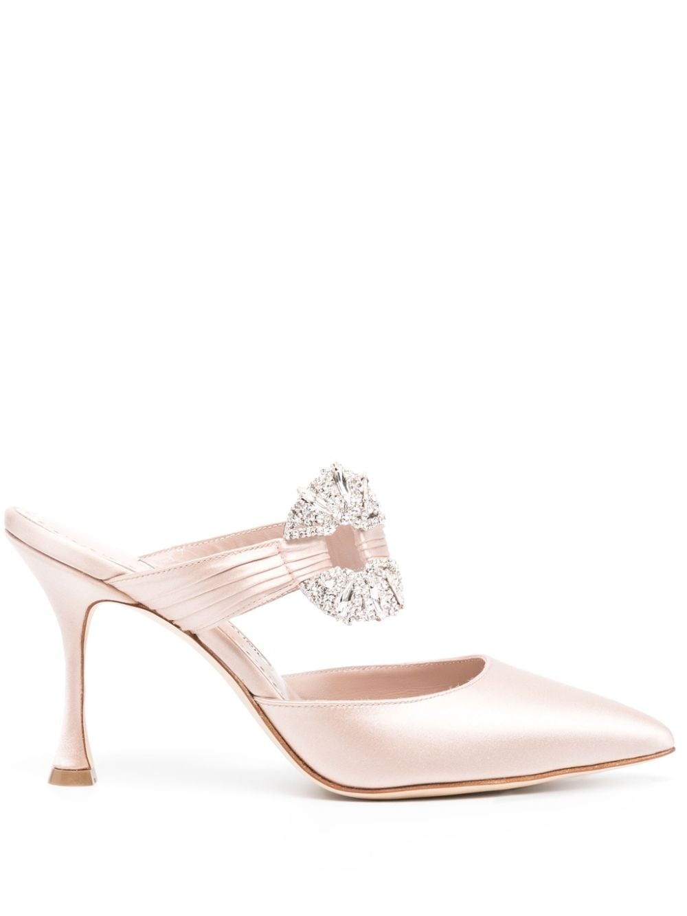 Maidugura 90mm crystal-embellished mules - 1