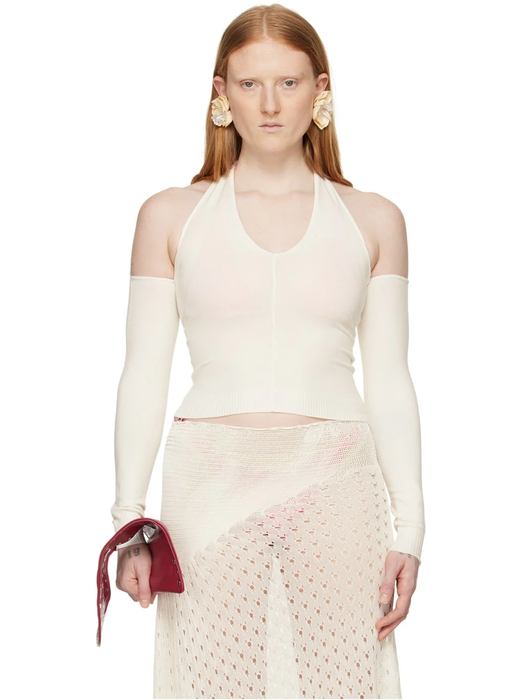 White Birke Sweater - 1