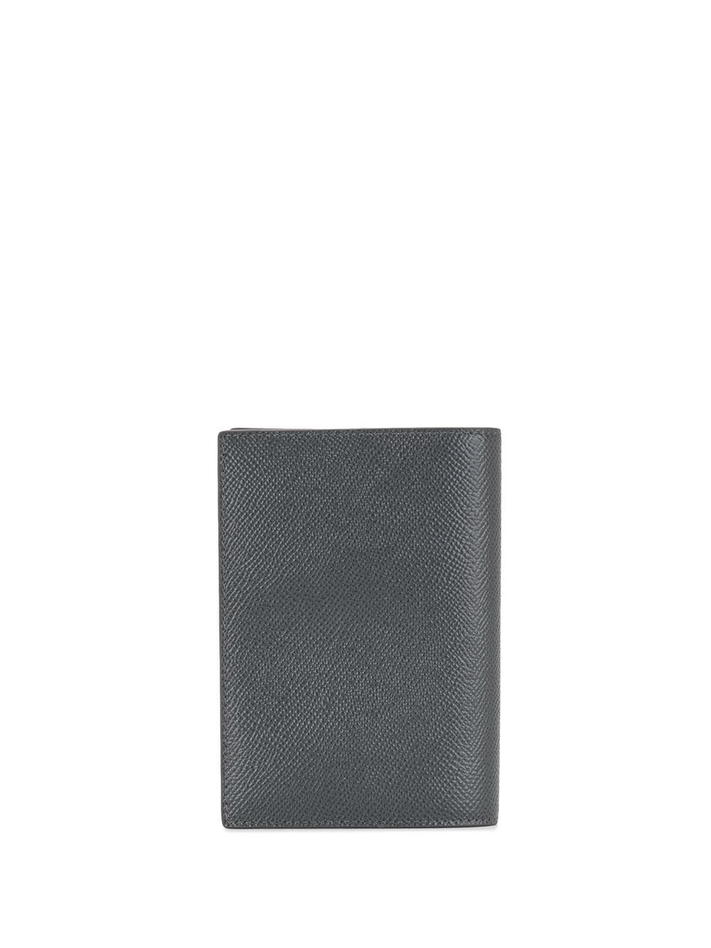 leather foldover cardholder - 2