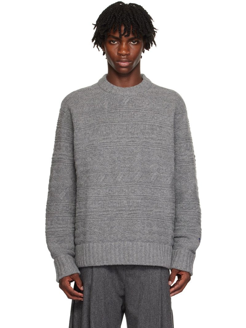 Gray Oversized Sweater 1