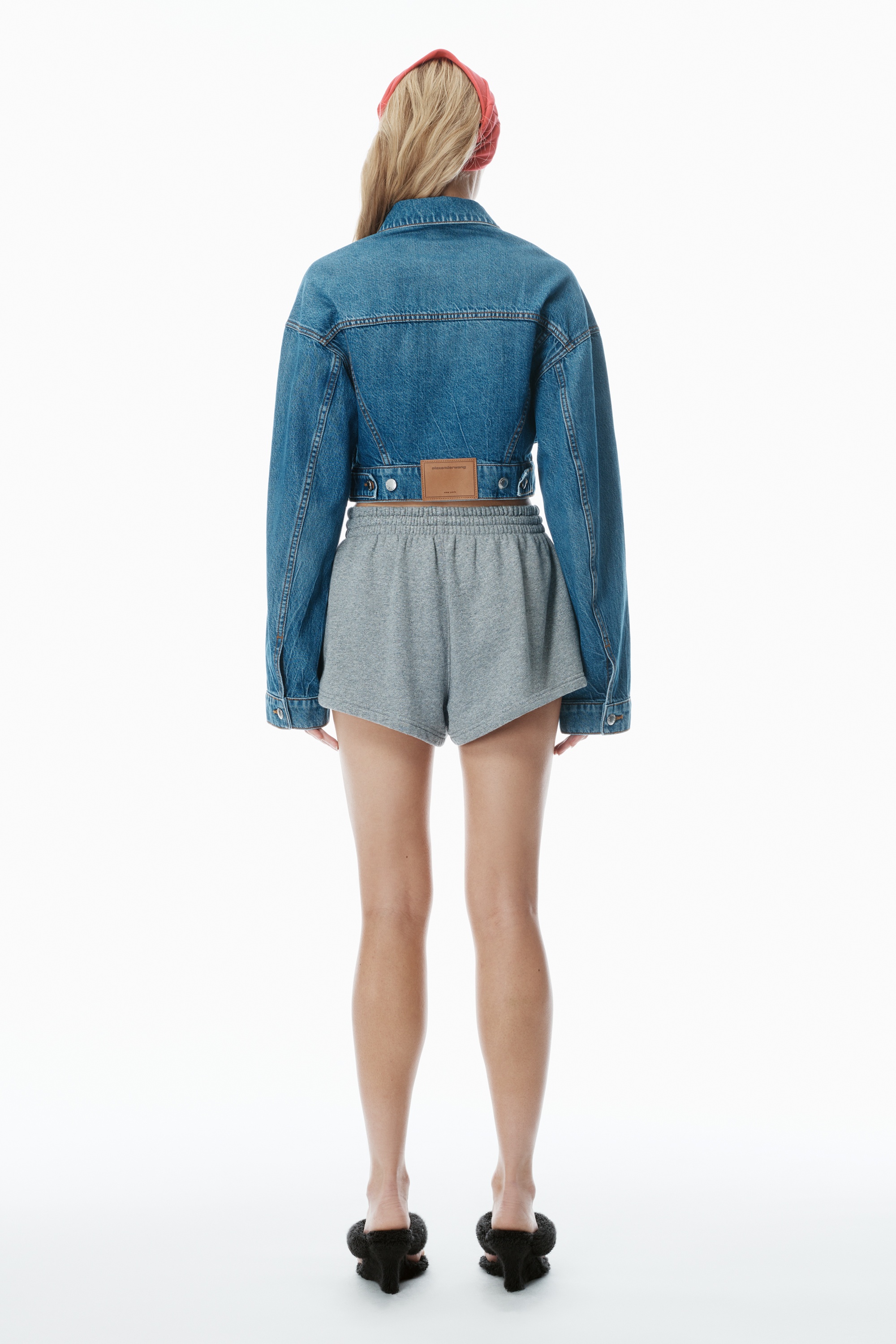 Regen Cotton Denim Wrapped Jacket - 4