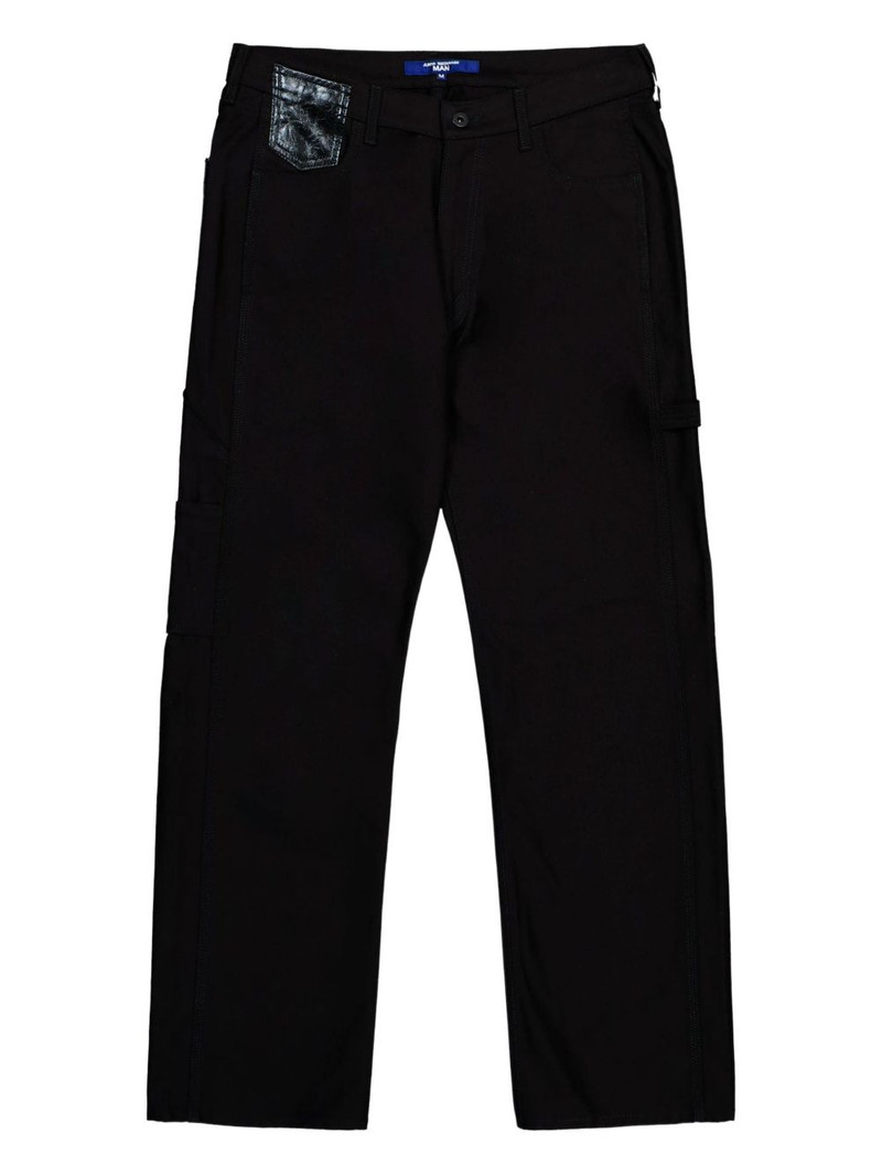 panelled pocket jeans 1