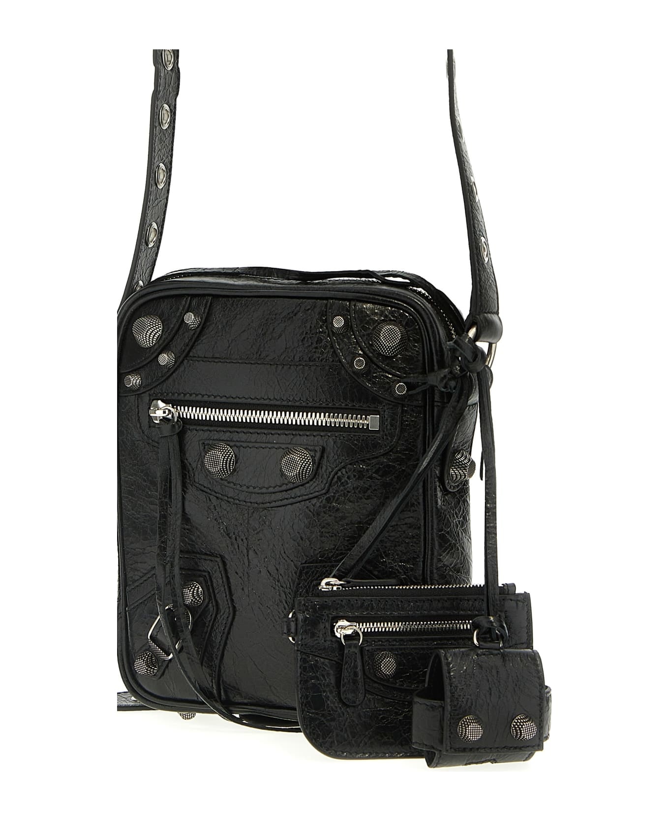 Le Cagole Leather Crossbody Bag - 3