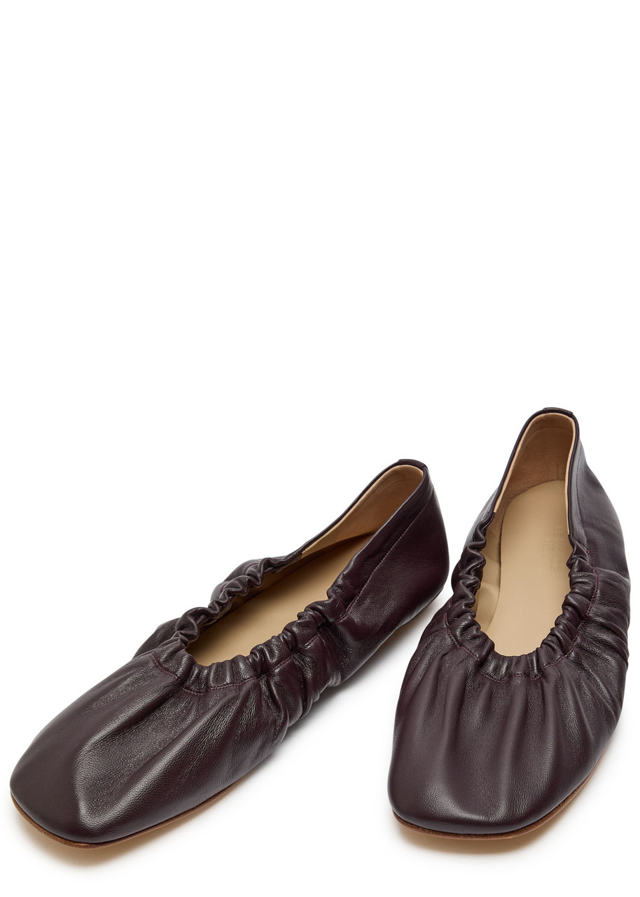 LE Monde Beryl Mica Gathered Ballet Flats - 3
