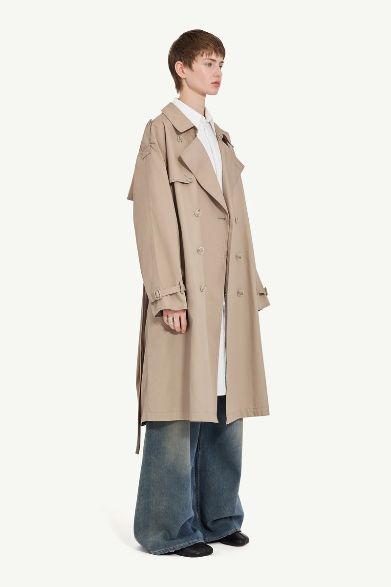 MM6 Maison Margiela Twist trench coat outlook