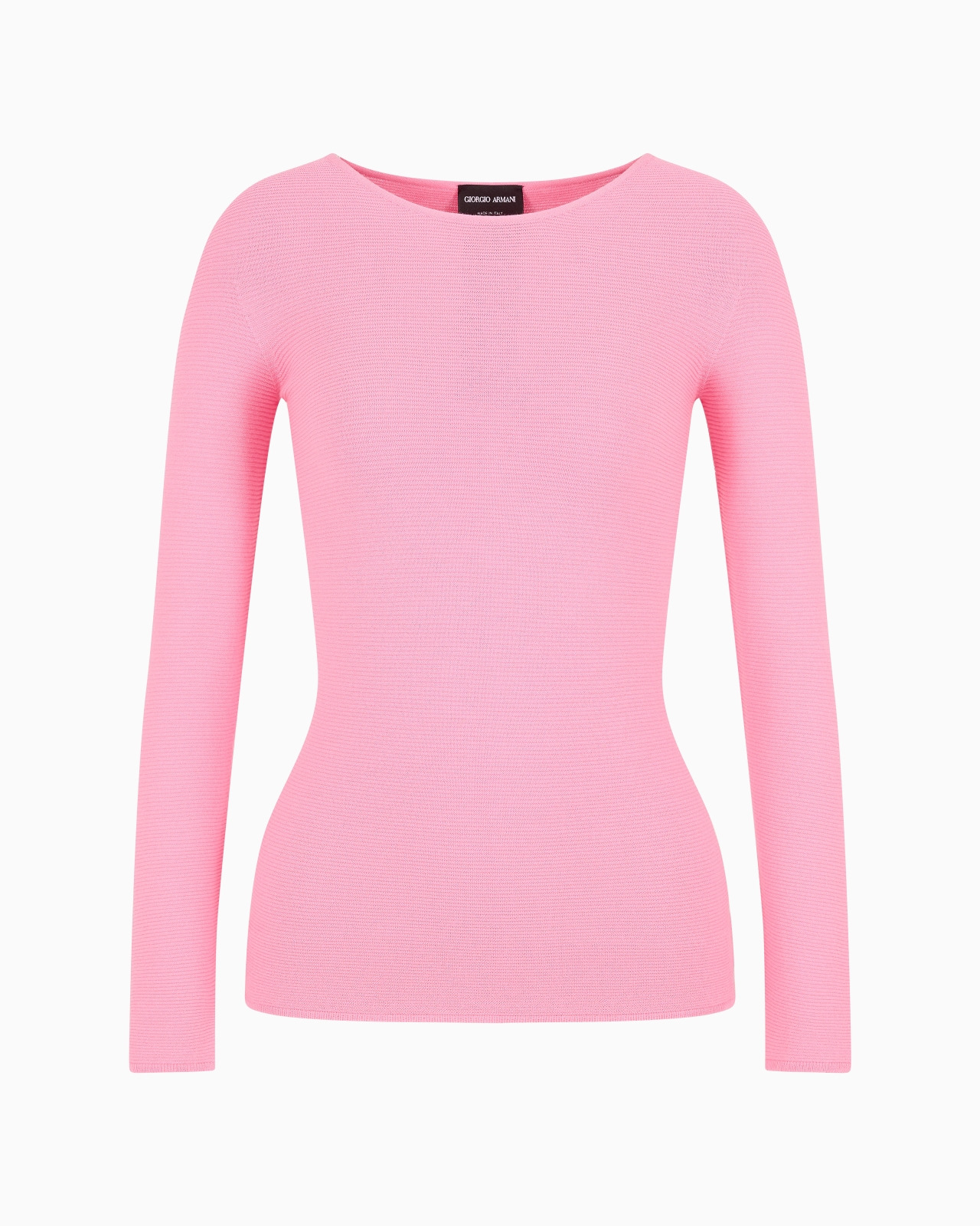 Links-stitch viscose long-sleeved jumper - 1