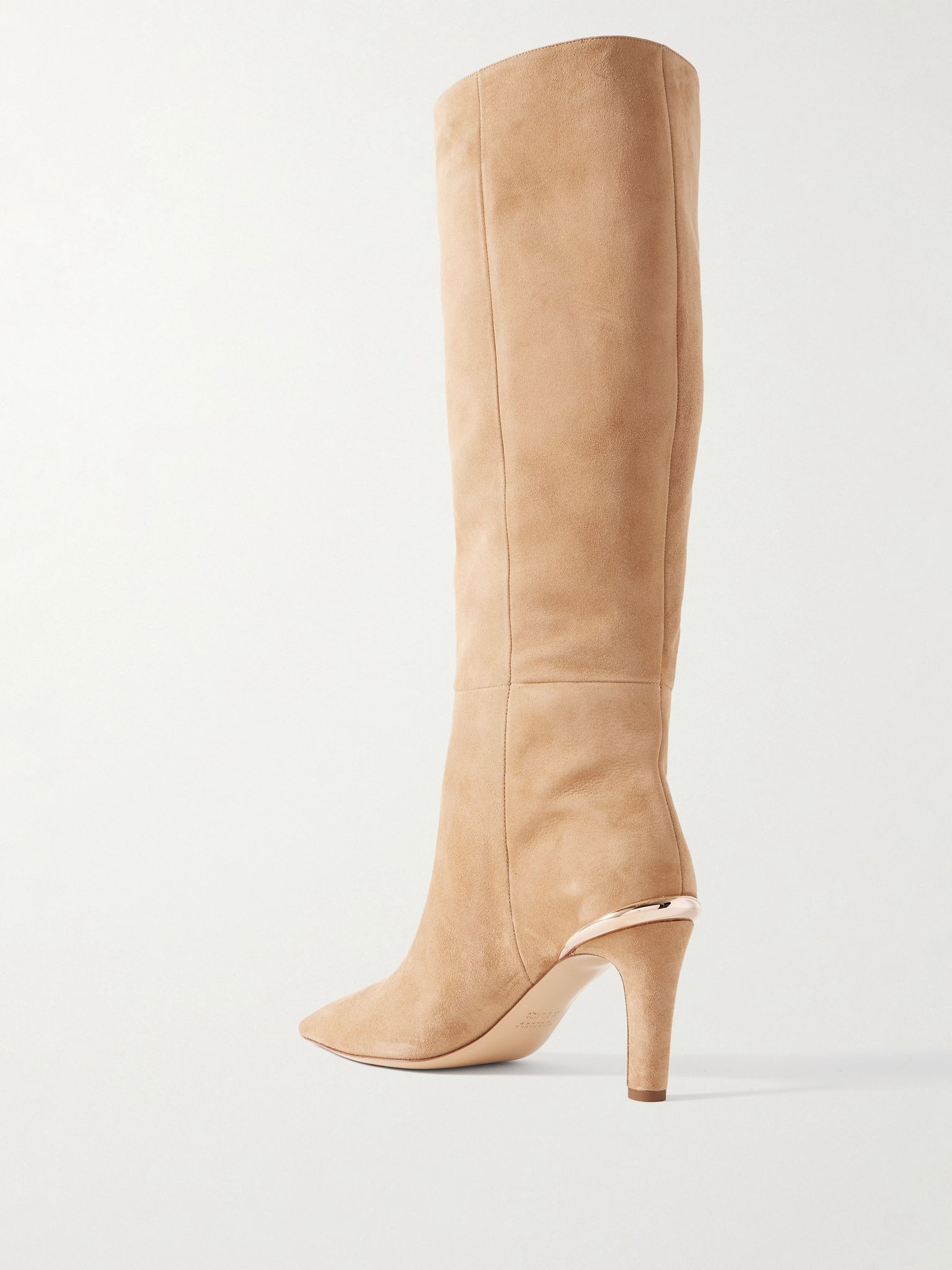 Aura suede knee boots Sand - 3