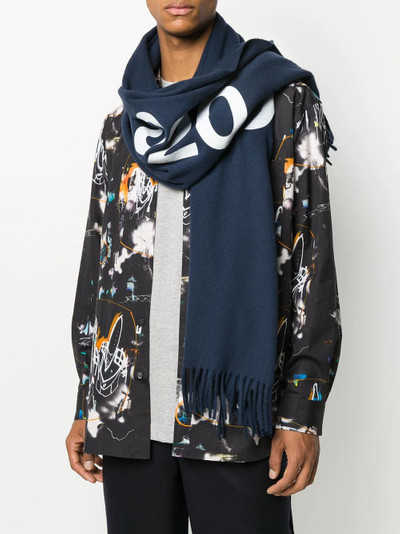 Comme des Garçons SHIRT embroidered logo scarf outlook