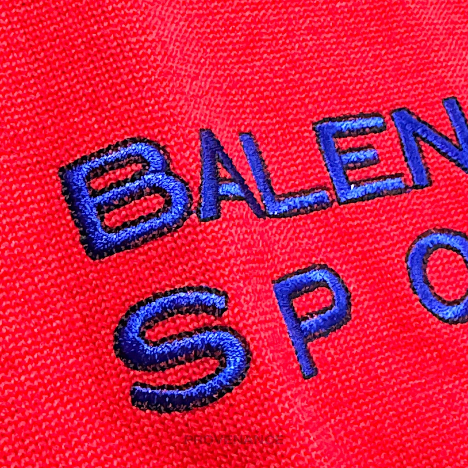 Balenciaga Sports Golf Crewneck Wool Sweatshirt - Red L - 9