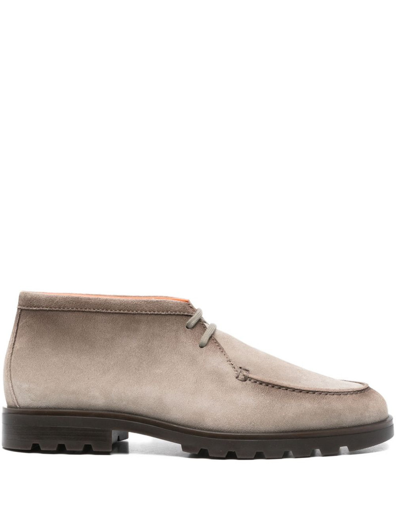 suede lace-up boots 1
