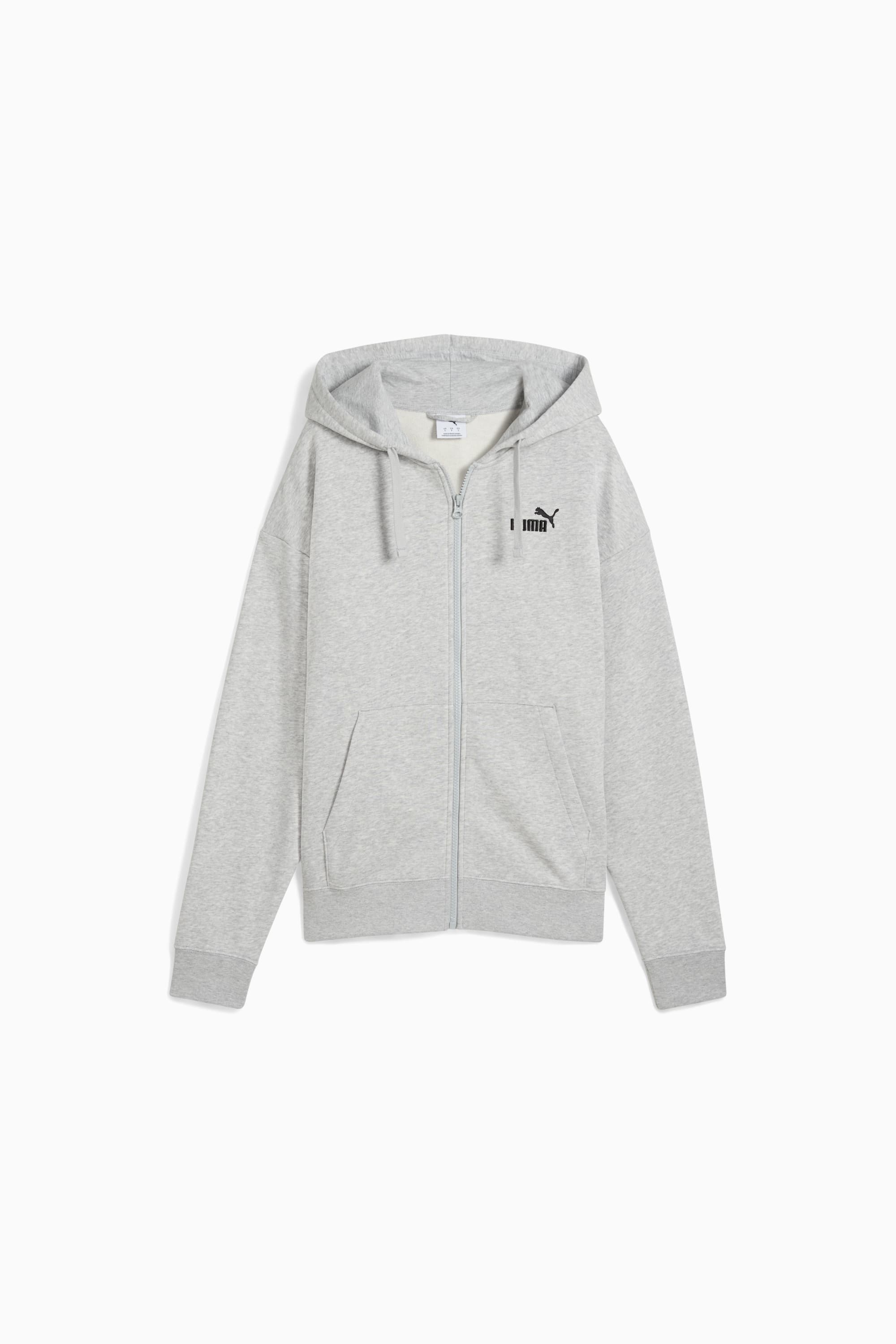 Essentials Small No. 1 Logo French Terry Women's Comfort Full-Zip Hoodie - 1