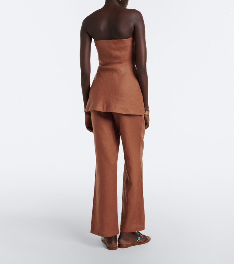 Capriolla linen wide-leg pants 6