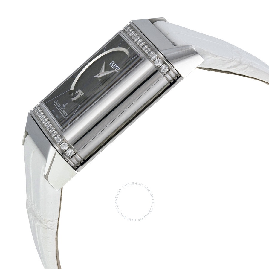 Jaeger LeCoultre Reverso Duetto Duo White Leather Ladies Watch Q2698420 - 3