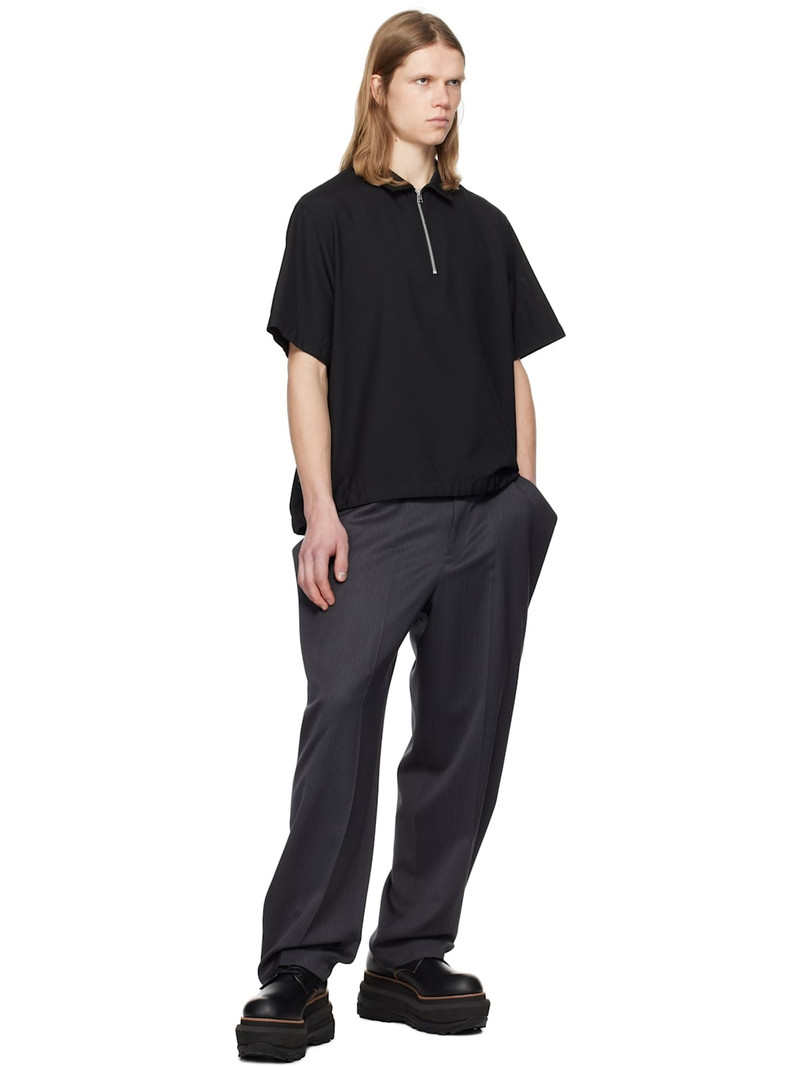 sacai Black Suiting Polo outlook
