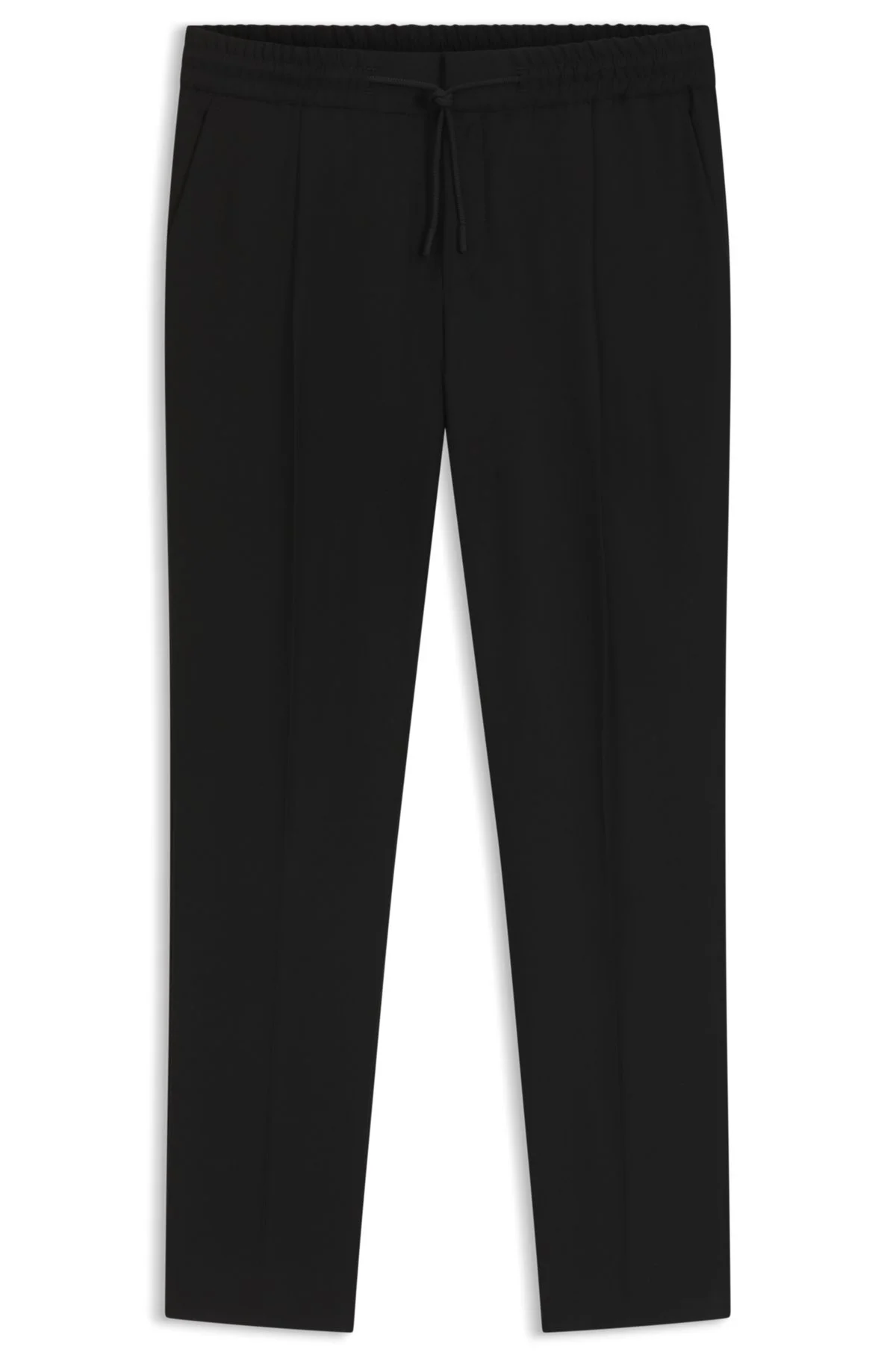 SLIM-FIT PANTS IN WOOL-BLEND TWILL WITH STRETCH - 1
