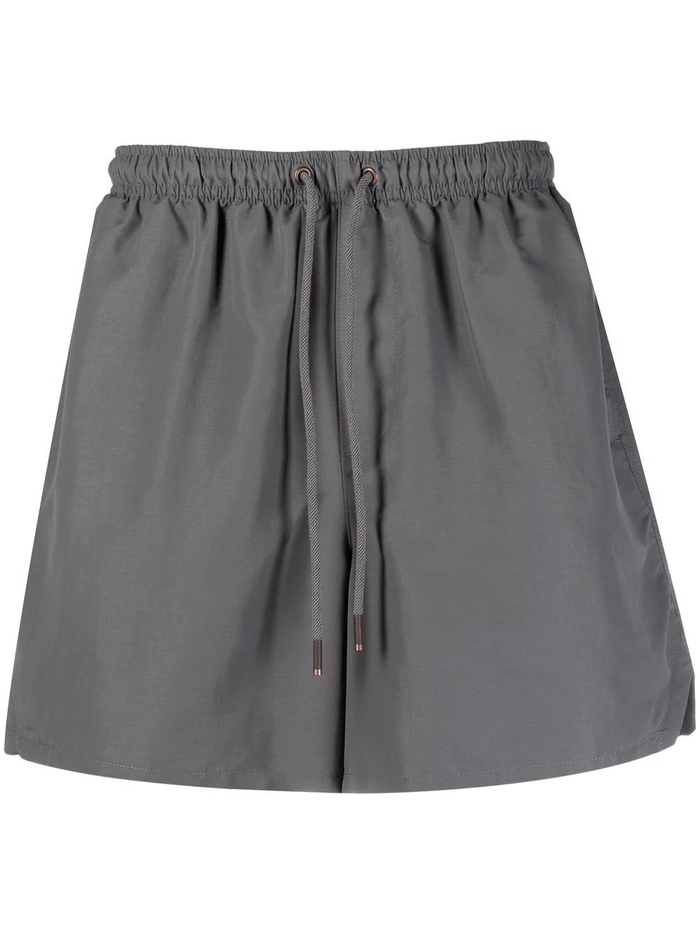 drawstring track shorts - 1