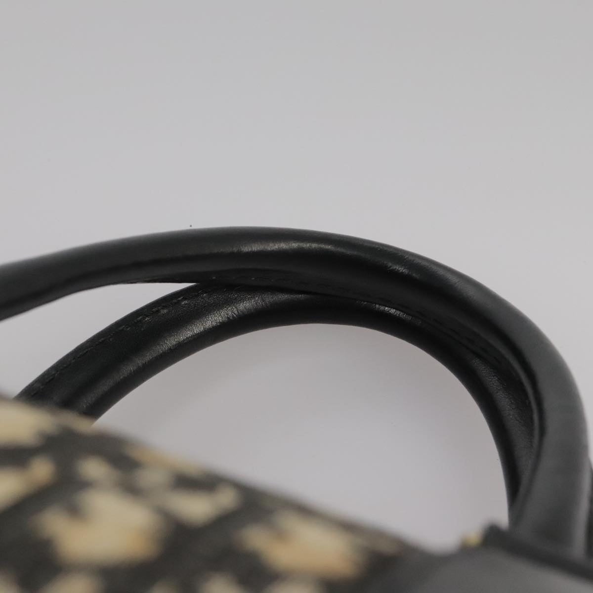 DIOR Trotter Canvas Hand Bag Navy - 8