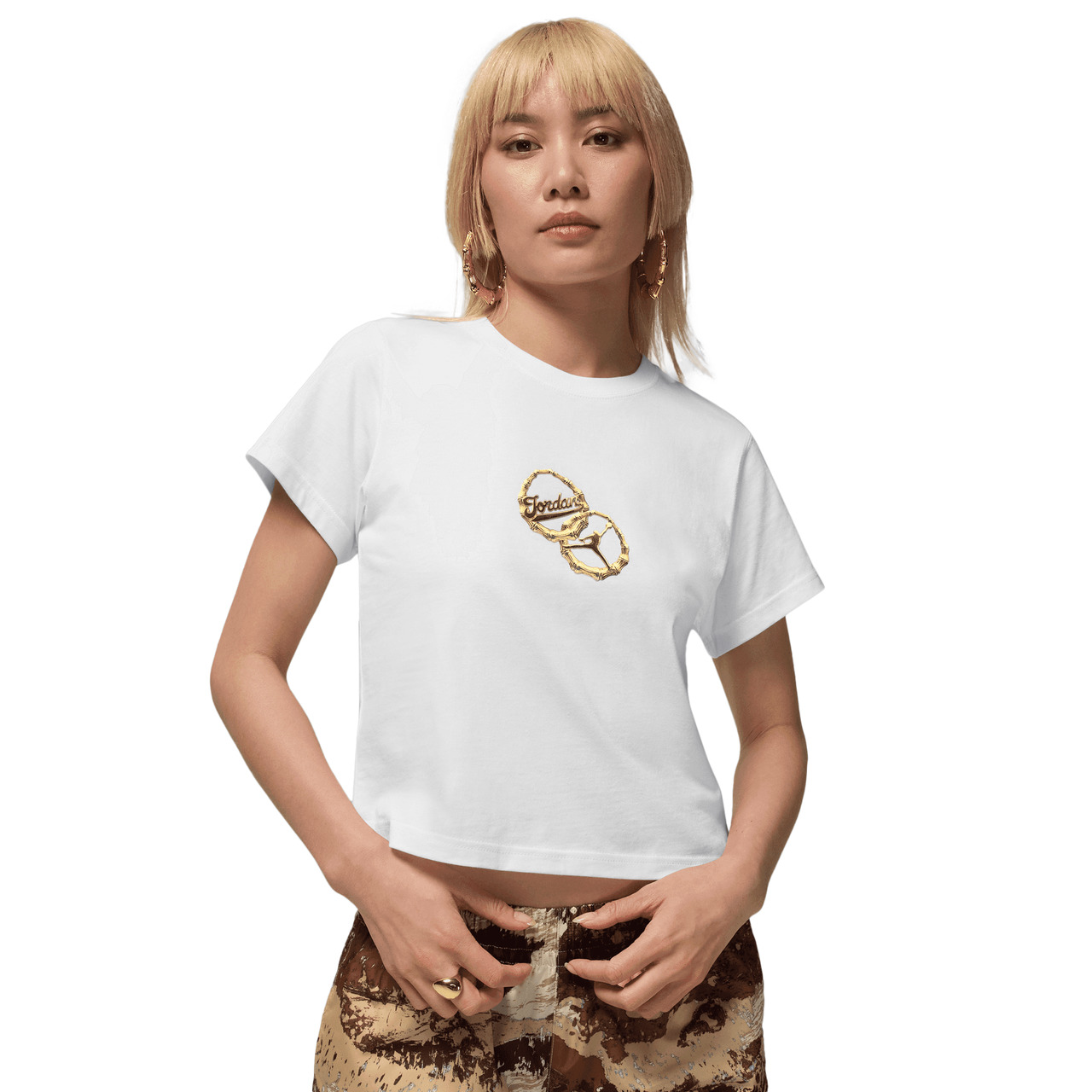 Jordan Womens Jordan Brooklyn TMID GX ATW Short Sleeve T-Shirt - 1