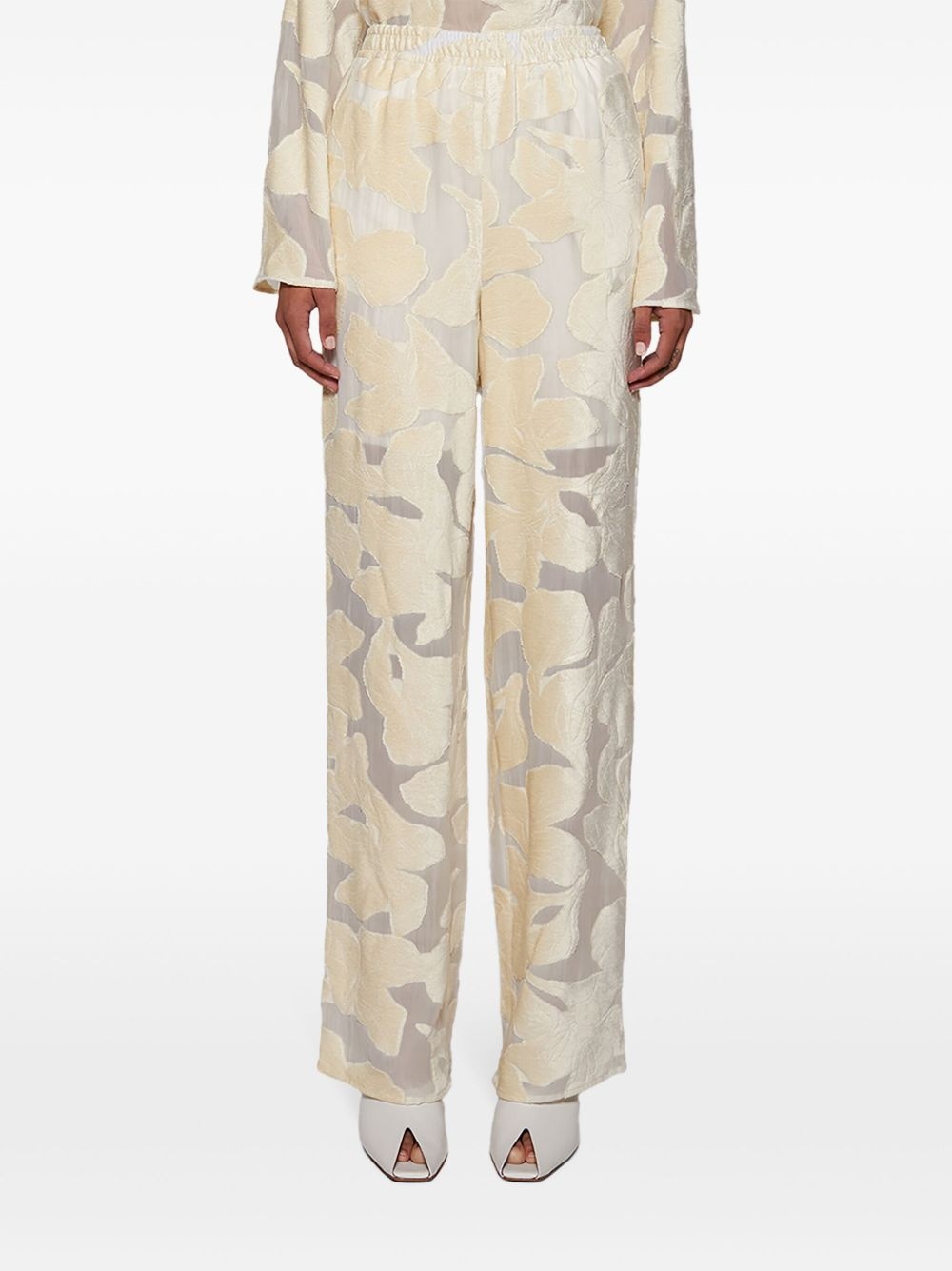 floral-patterned palazzo - 3