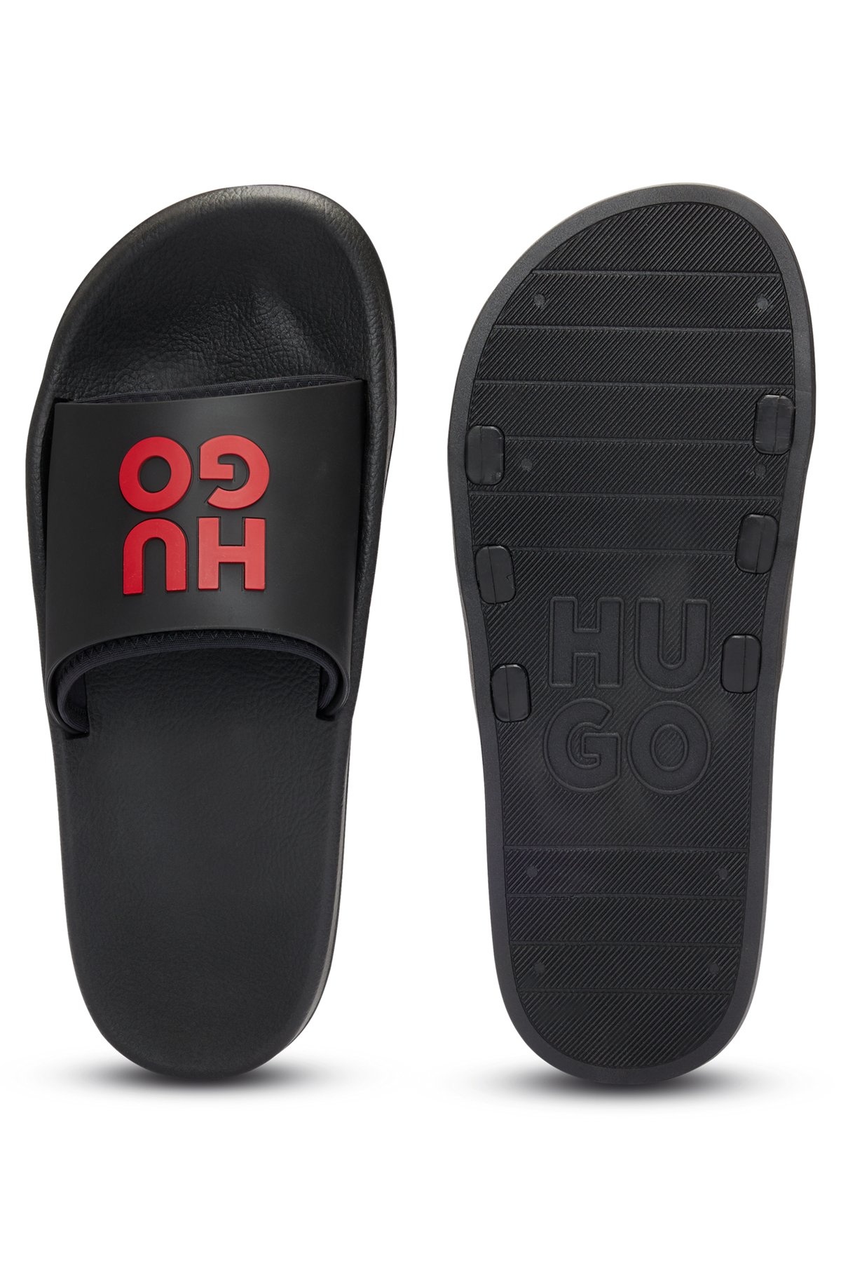 SLIDES WITH LOGO-BRANDED STRAPS - 4